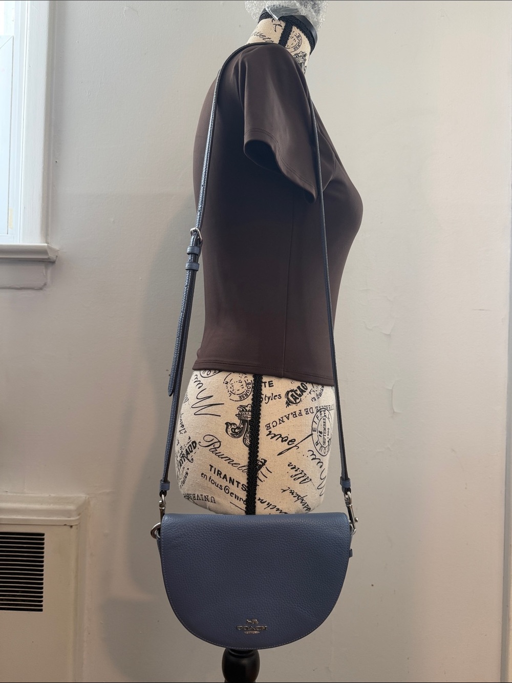 Coach Ellen Crossbody (Stone Blue)